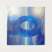 Blue Reflections Tapestry Wandkleed (Voorkant (horizontaal))