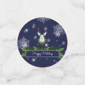 Blue Reindeer Table Confetti (Kleine voorkant)