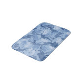 Blue Reptile Camouflage Bath Mat (Gekanteld)