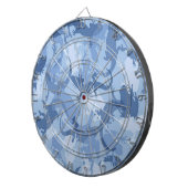 Blue Reptile Camouflage Dart Board Dartbord (Voorkant Rechts)