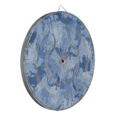 Blue Reptile Camouflage Dart Board Dartbord (Voorkant Links)