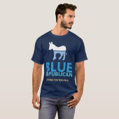 Blue Republican T-Shirt (Voorkant volledig)