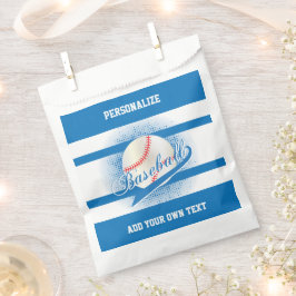 Blue Retro Baseball ⚾ Bedankzakje