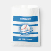 Blue Retro Baseball ⚾ Bedankzakje (Voorkant)