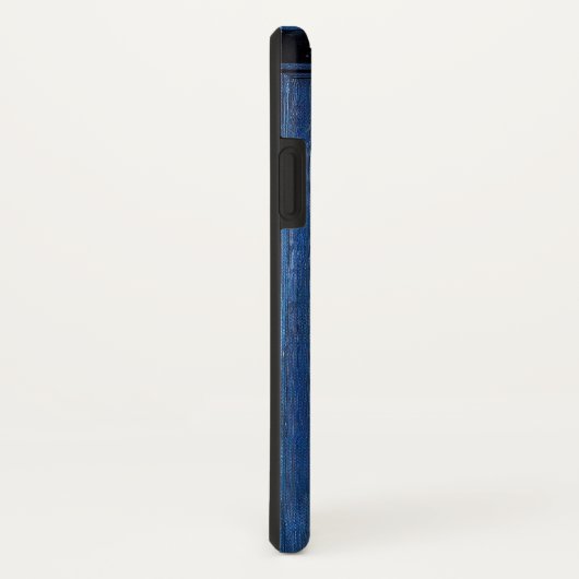 Blue Retro Phone Booth Call Box Case-Mate iPhone Case (Achterkant / rechts)