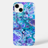 Blue Rhapsody | Abstracte kunst Case-Mate iPhone Case (Achterkant)
