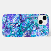 Blue Rhapsody | Abstracte kunst Case-Mate iPhone Case (Achterkant (horizontaal))
