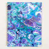 Blue Rhapsody | Abstracte kunst Planner (Voorkant)