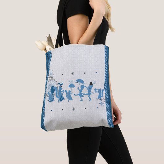 Blue Rhapsody-Canvas tas (Dichtbij)