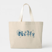 Blue Rhapsody Jumbo Tas (Achterkant)