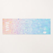 Blue rhapsody meditatie yoga mat (Voorkant (horizontaal))