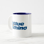 Blue Rhino Coffee Tweekleurige Koffiemok (Voorkant links)