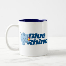 Blue Rhino Coffee Tweekleurige Koffiemok
