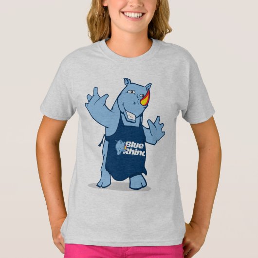 Blue Rhino "Rhino" Girls T-shirt (Voorkant)