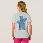 Blue Rhino "Rhino" Girls T-shirt (Achterkant volledig)