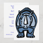 Blue Rhino-virus Kaart (Voorkant / Achterkant)