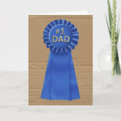 Blue Ribbon award voor papa Kaart (Voorkant)