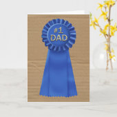 Blue Ribbon award voor papa Kaart (Gele Bloem)