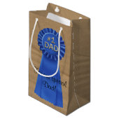 Blue Ribbon Award voor papa Klein Cadeauzakje (Voorkant Gekanteld)
