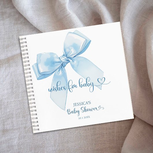 Blue Ribbon Baby Boy Wensen voor Baby Notitieboek