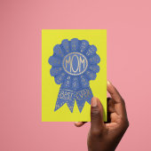 Blue Ribbon Best Ever Mam Moederdag Kaart