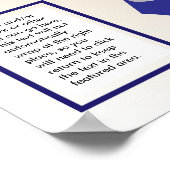 Blue Ribbon Chart Poster (Hoek)