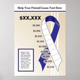 Blue Ribbon Chart Poster