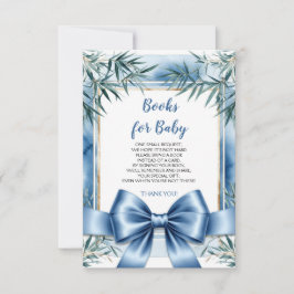 Blue Ribbon Chinoiserie Boeken voor Baby Kaart