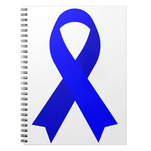 Blue Ribbon Colon Cancer POTS Huntington's Disease Notitieboek (Voorkant)
