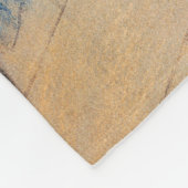 Blue Ribbon Dancer, Edgar Degas Fleece Deken (Hoek)