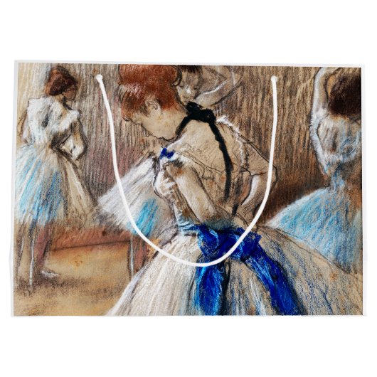 Blue Ribbon Dancer, Edgar Degas Groot Cadeauzakje (Achterkant)
