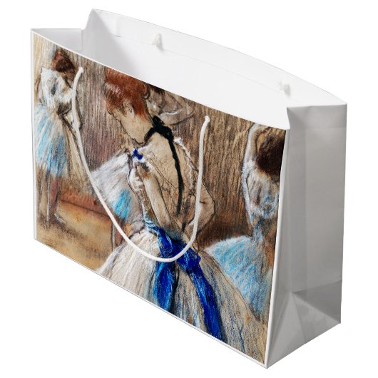 Blue Ribbon Dancer, Edgar Degas Groot Cadeauzakje (Achterkant Gekanteld)