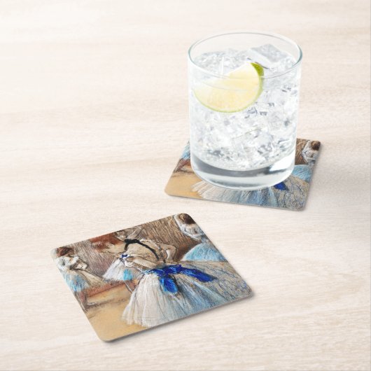 Blue Ribbon Dancer, Edgar Degas Kartonnen Onderzetters (Insitu)