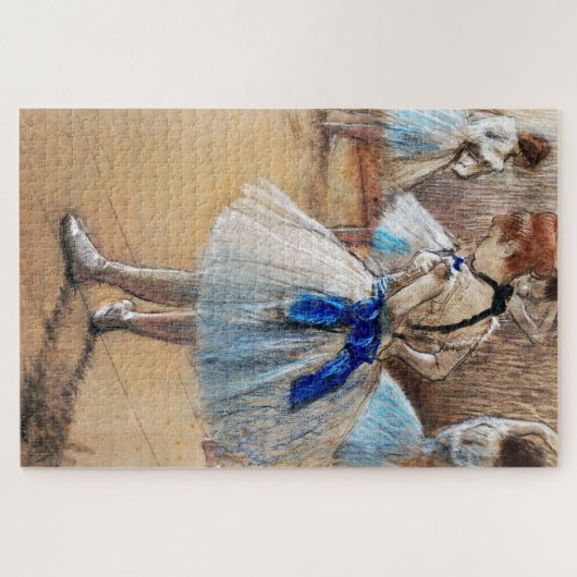 Blue Ribbon Dancer, Edgar Degas Legpuzzel (Horizontaal)