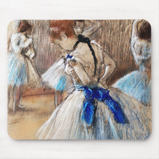 Blue Ribbon Dancer, Edgar Degas Muismat (Voorkant)