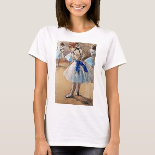 Blue Ribbon Dancer, Edgar Degas T-shirt (Voorkant)
