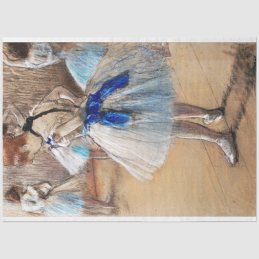 Blue Ribbon Dancer, Edgar Degas Tissuepapier (Voorkant)