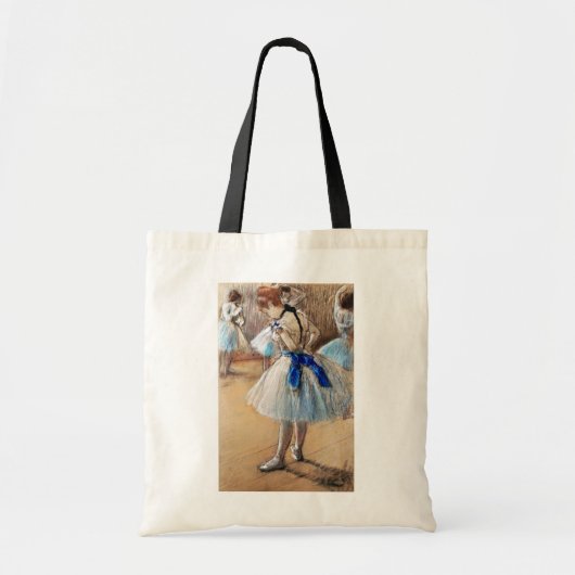 Blue Ribbon Dancer, Edgar Degas Tote Bag (Voorkant)