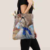 Blue Ribbon Dancer, Edgar Degas Tote Bag (Dichtbij)