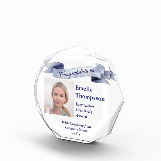 Blue Ribbon Elegant Universal Creativity Award Fotoblokken (Rechts)