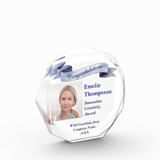 Blue Ribbon Elegant Universal Creativity Award Fotoblokken (Links)