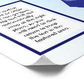 Blue Ribbon Goal Thermometer Poster (Hoek)