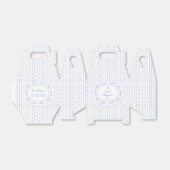 Blue Ribbon Lijst Floral Gable Favoriet Dozen Bedankdoosjes (Uitgevouwen)