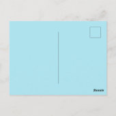 Blue Ribbon Paisley Thyroid Disease Briefkaart (Achterkant)