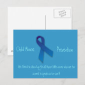 Blue_ribbon Post-kaart Briefkaart (Voorkant / Achterkant)