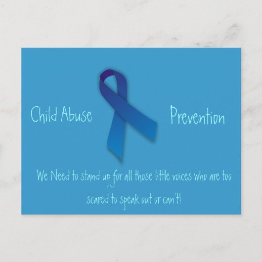 Blue_ribbon Post-kaart Briefkaart (Voorkant)
