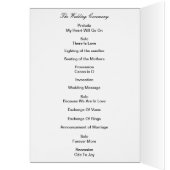 Blue Ribbon Silver Swans Program Kaart (Binnen (Links))