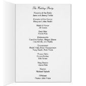 Blue Ribbon Silver Swans Program Kaart (Binnen (Rechts))