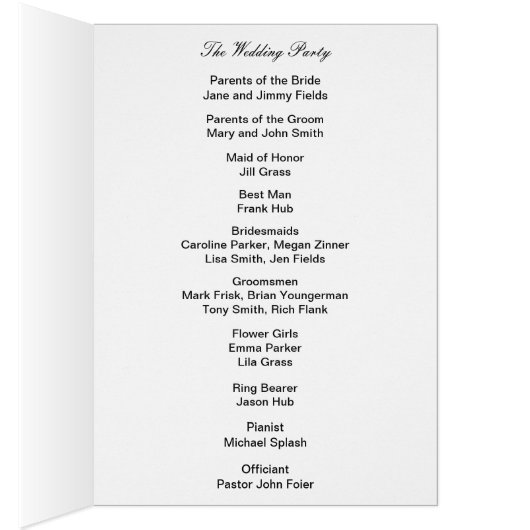 Blue Ribbon Silver Swans Program Kaart (Binnen (Rechts))