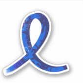 Blue Ribbon Sticker (Voorkant)